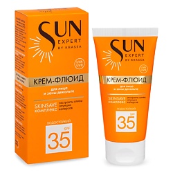 SUN EXPERT Крем-флюид для лица и зоны декольте SPF 35