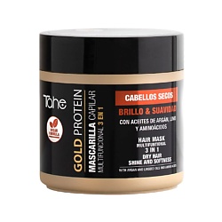 Маска для сухих волос 3 в 1 Gold Protein