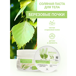 Паста соляная для тела Березовые почки Wellness Touch