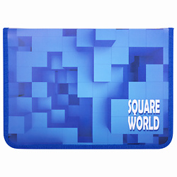 Папка для труда на молнии Square world
