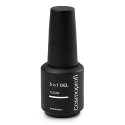 Универсальный гель 3 in 1 Clear для моделирования и дизайна ногтей