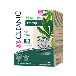 Naturals Organic Cotton&Hemp Прокладки гигиенические дневные