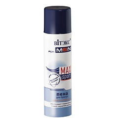 FOR MEN MAX  Sport пена для бритья для всех типов кожи