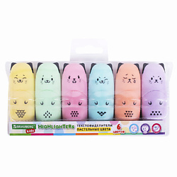 Набор текстовыделителей мини KIDS, CUTE CATS PASTEL