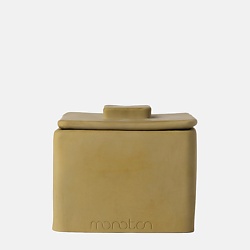 Свеча Palo Santo & saffon Aromatic Candle olive color