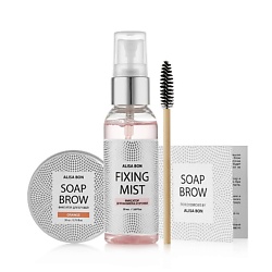 Набор для фиксации бровей Magic Brow Soap Апельсин