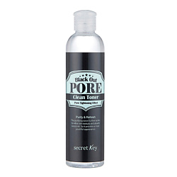 Тонер для лица с древесным углем Black Out Pore Clean Toner