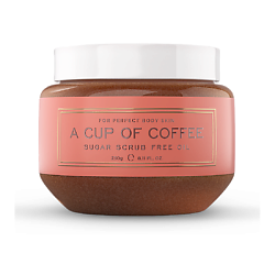 Скраб для тела сахарный без масла "A cup of coffee"