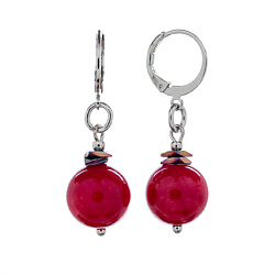 Серьги Crespino с кораллом