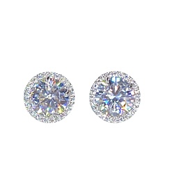 Пусеты Kassandra zircon 10mm
