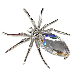 Брошь Паук crystal