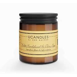 Свеча White Sandalwood & Clary Sage Botanique VASO