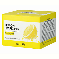 Пилинг-диски для лица с экстрактом лимона Lemon Sparkling Peeling pad