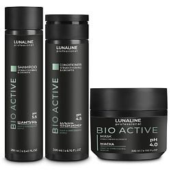 Набор для объема, роста и укрепления волос BIO ACTIVE шампунь, бальзам-кондиционер, маска
