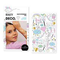 Набор переводных татуировок для тела by Miami tattoos (Cartoon Sweet Baby)