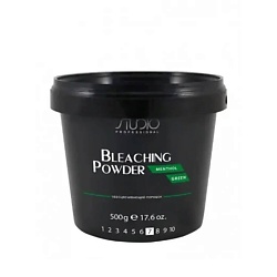 Обесцвечивающий порошок для волос Studio Professional Menthol Green