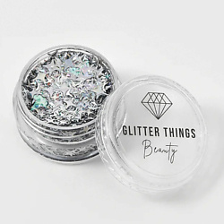 Глиттеры цвет: серебряный GLITTER THINGS