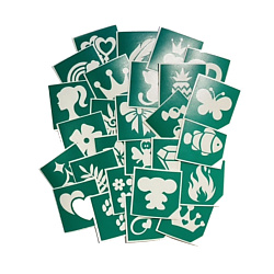 Набор трафаретов для блеск тату