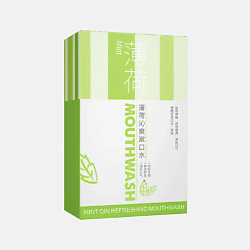 Освежающий ополаскиватель для полости рта со вкусом ментола и груши