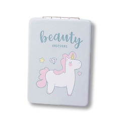 Зеркало складное "Unicorn beauty green" с увеличением