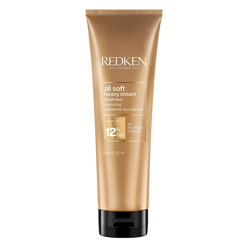 REDKEN Смягчающая крем-маска All Soft Heavy Cream для сухих волос, 250 ...