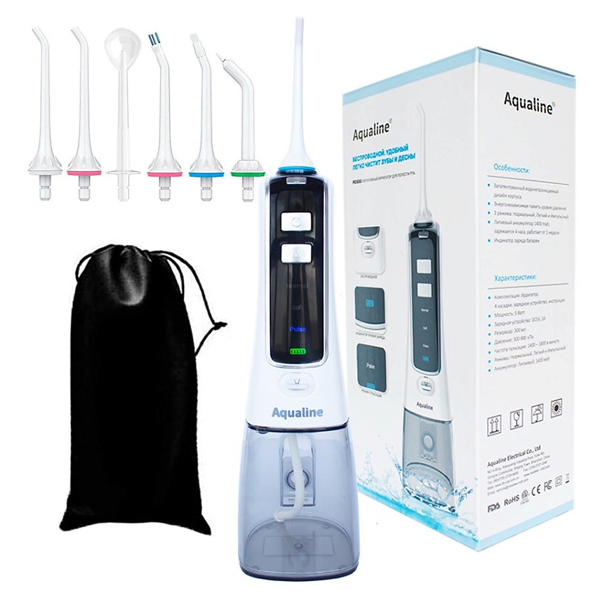 AQUALINE Портативный ирригатор для полости рта купить по низким ценам в ...