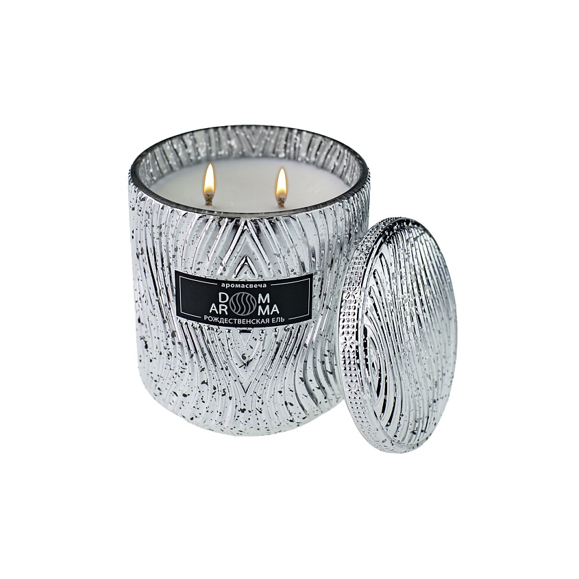 DOM AROMA Свеча ароматическая с крышкой Рождественская ель купить по ...