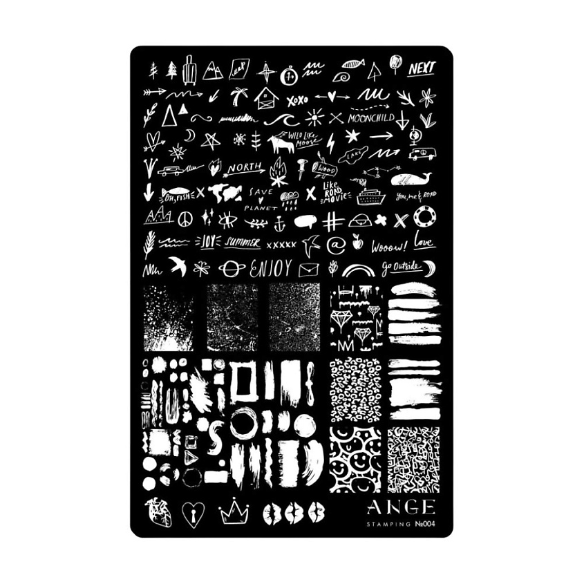 ANGE STAMPING Пластина для стемпинга 004 Бунтарка купить по низким ...