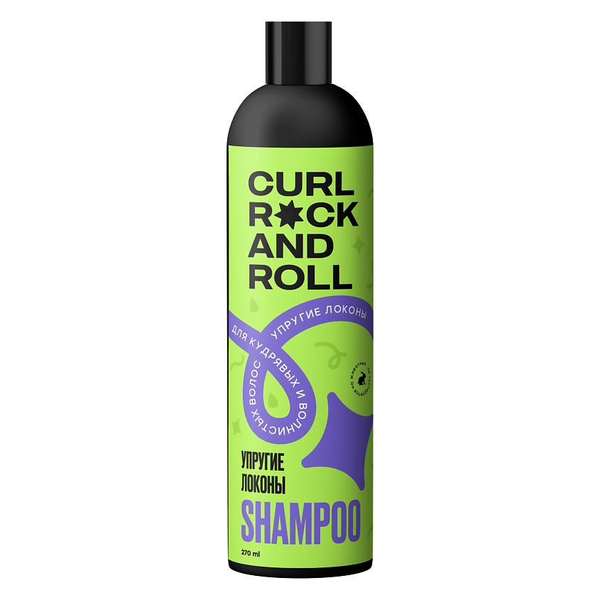 CURL ROCK AND ROLL Шампунь для волнистых и кудрявых волос "Упругие ...
