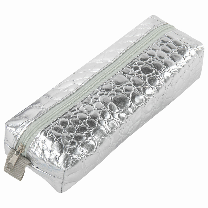 BRAUBERG Пенал-косметичка, крокодиловая кожа, Ultra silver купить по ...