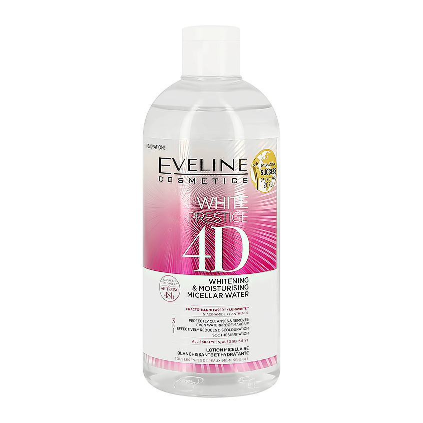 EVELINE Мицеллярная вода WHITE PRESTIGE 4D осветляюще-увлажняющая ...