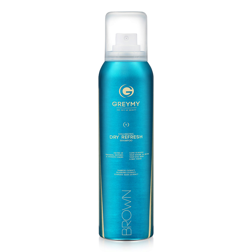 GREYMY Сухой шампунь для волос (Браун) Volumizing dry refresh brown ...