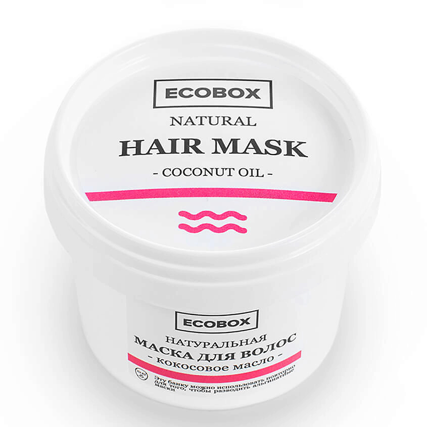 ECOBOX Натуральная маска для волос Кокосовое масло купить по низким ...