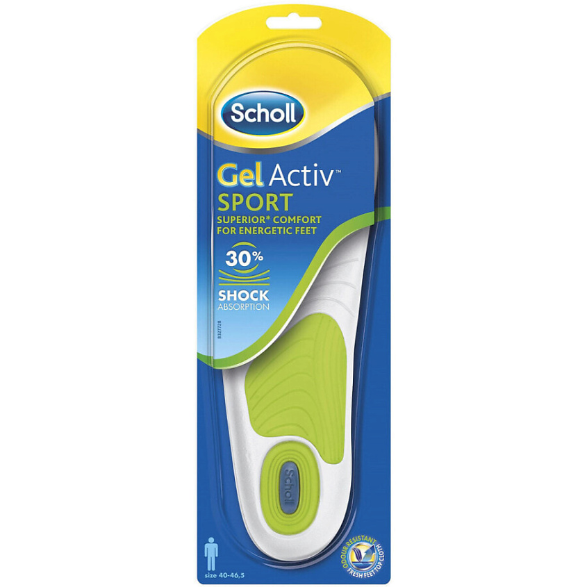 SCHOLL Стельки для обуви Gel Active Sport купить по низким ценам в ЛЭТУАЛЬ