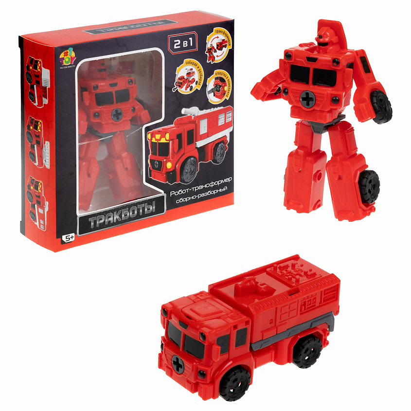 1TOY Робот-трансформер Тракбот Пожарная машина купить по цене 229₽ в ...