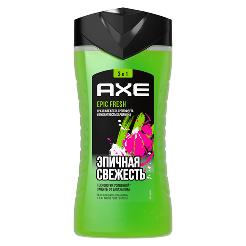 AXE Гель для душа муж EPIC FRESH купить по цене 326₽ в ЛЭТУАЛЬ