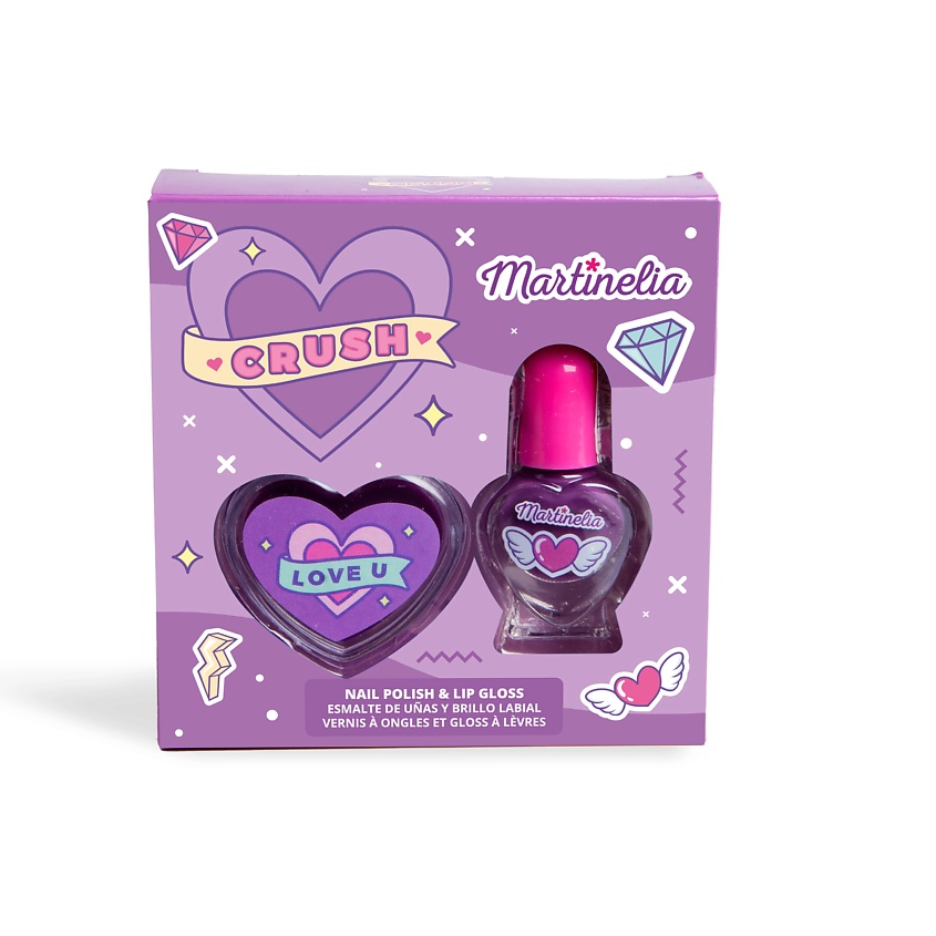 MARTINELIA Мини набор детской косметики Crush, Фиолетовый купить по ...