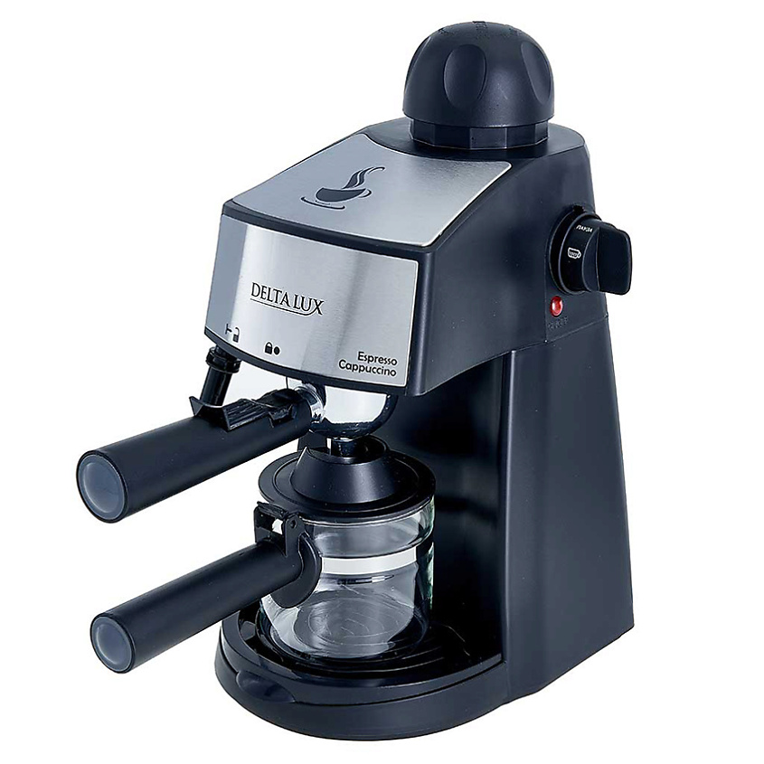 DELTA LUX Кофеварка DL-8151К (рожковая) купить по низким ценам в ЛЭТУАЛЬ