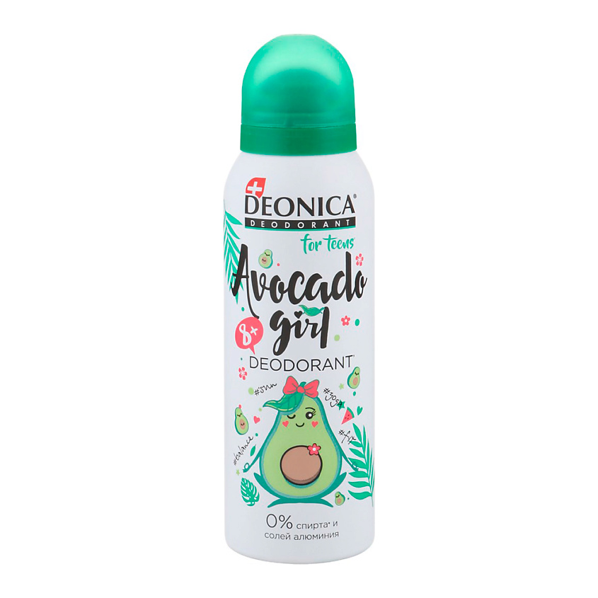 DEONICA Дезодорант Avocado Girl FOR TEENS, 125 мл купить по цене 243₽ в ...