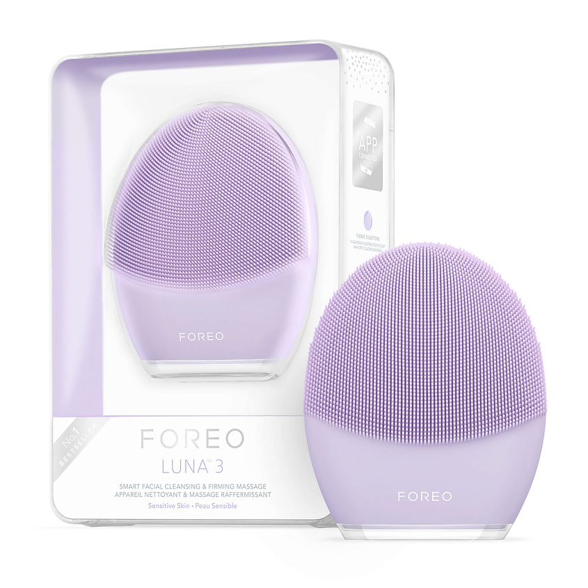 FOREO LUNA 3 Щетка для очищения и массажа лица для чувствительной кожи ...