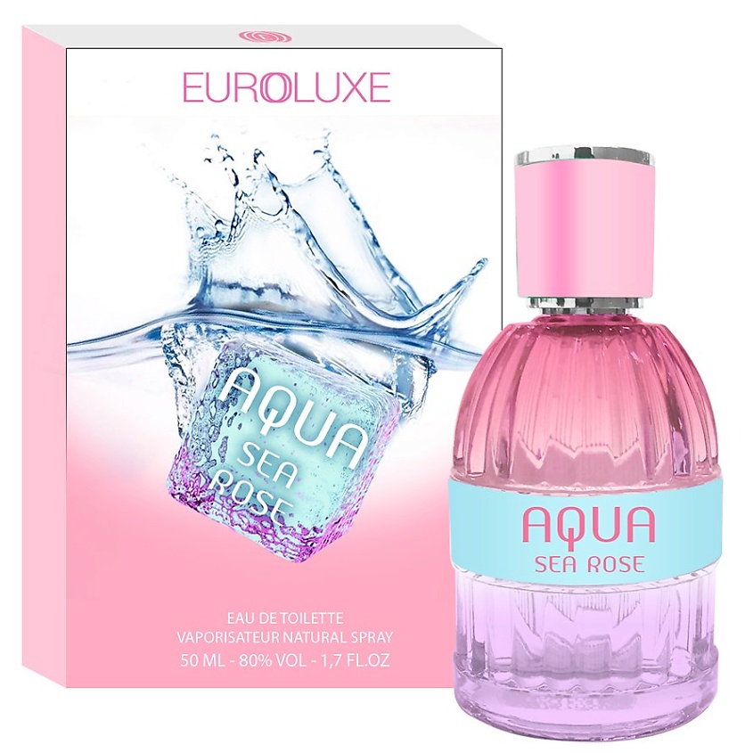 EUROLUXE Туалетная вода Aqua Sea Rose женский, 50 мл купить по цене 296 ...
