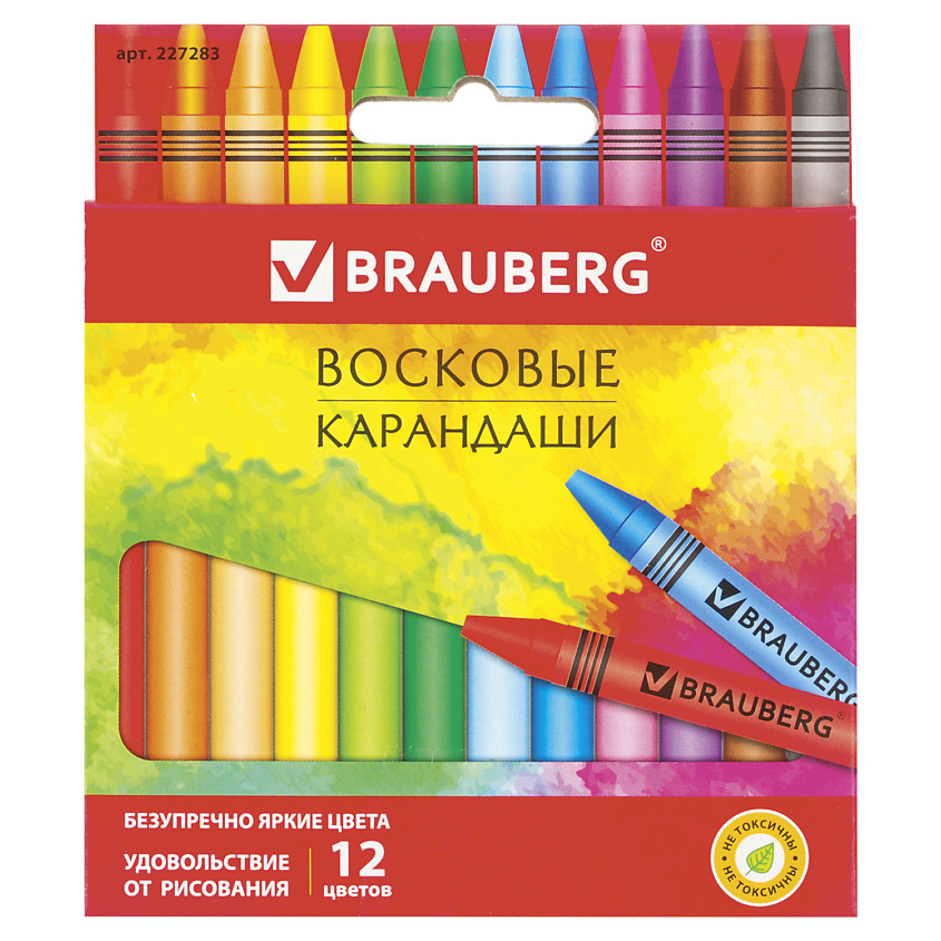 BRAUBERG Восковые мелки купить по низким ценам в ЛЭТУАЛЬ