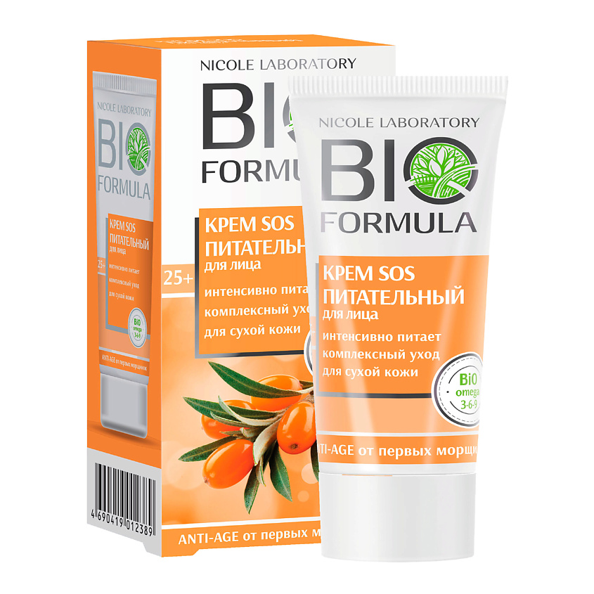BIO FORMULA Крем SOS питательный для лица купить по низким ценам в ЛЭТУАЛЬ