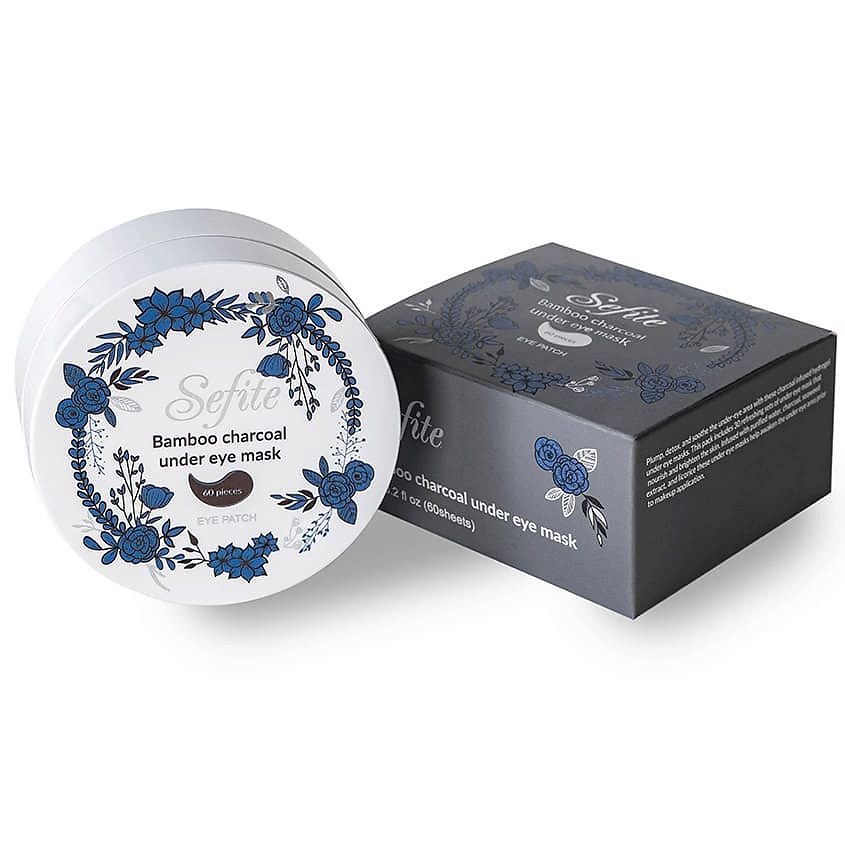 SEFITE Патчи для глаз гидрогелевые с коллагеном и бамбуковым углём от ...