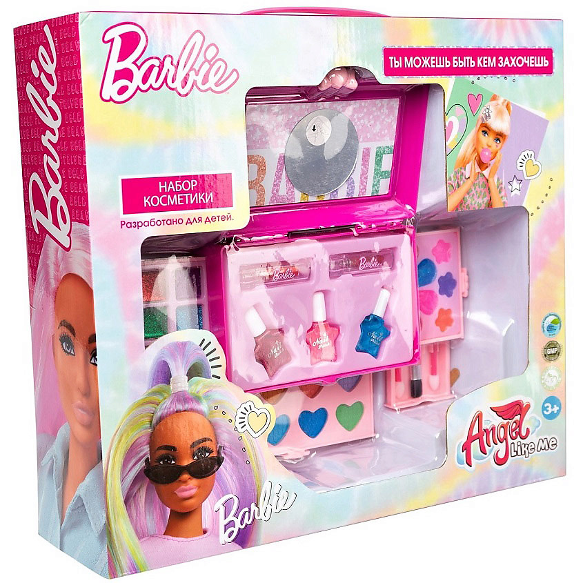 ANGEL LIKE ME Набор детской декоративной косметики для девочек BARBIE ...