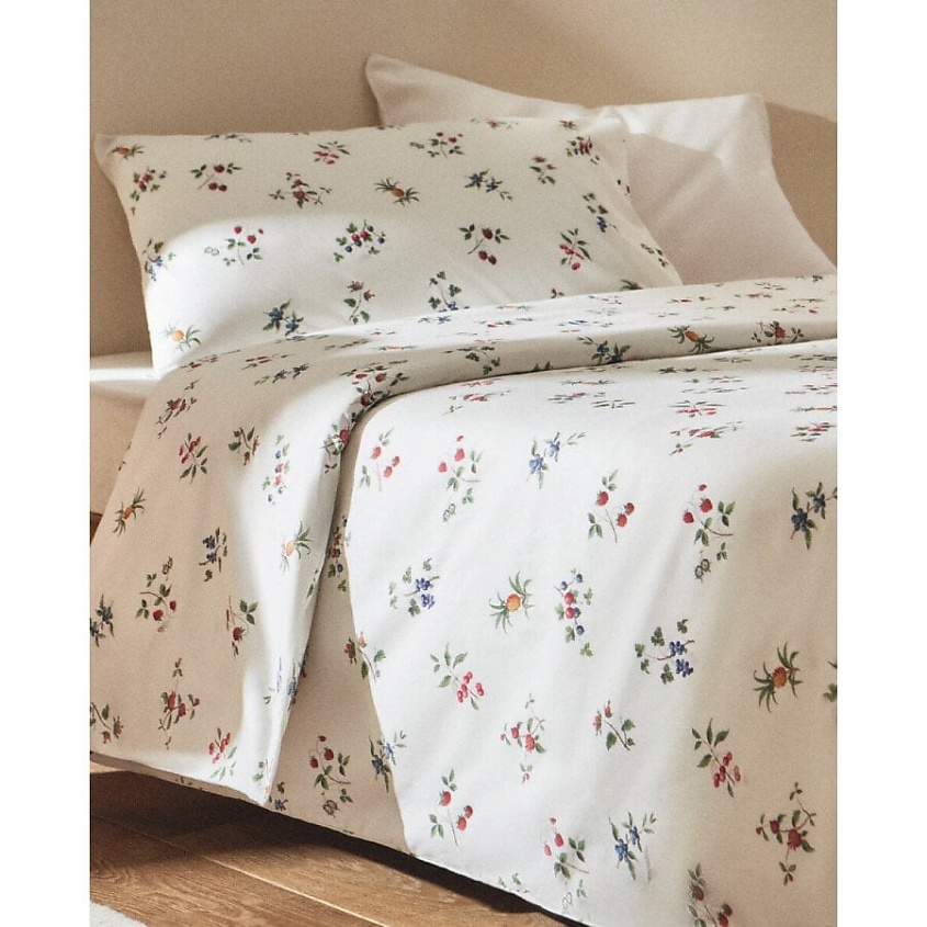 ZARA HOME Пододеяльник с фруктовым принтом 240 x 220, 1 шт купить по ...