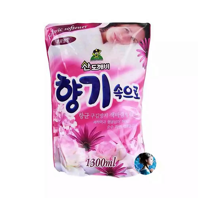 SANDOKKAEBI Кондиционер для белья Цветочный Soft Aroma Floral, 1300 мл ...
