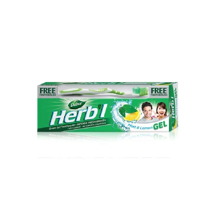 DABUR Зубная паста Фреш + щетка, 150 г купить по цене 439₽ в ЛЭТУАЛЬ