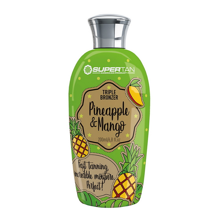SUPERTAN Крем для загара в солярии Pineapple & Mango мощный бронзатор с ...