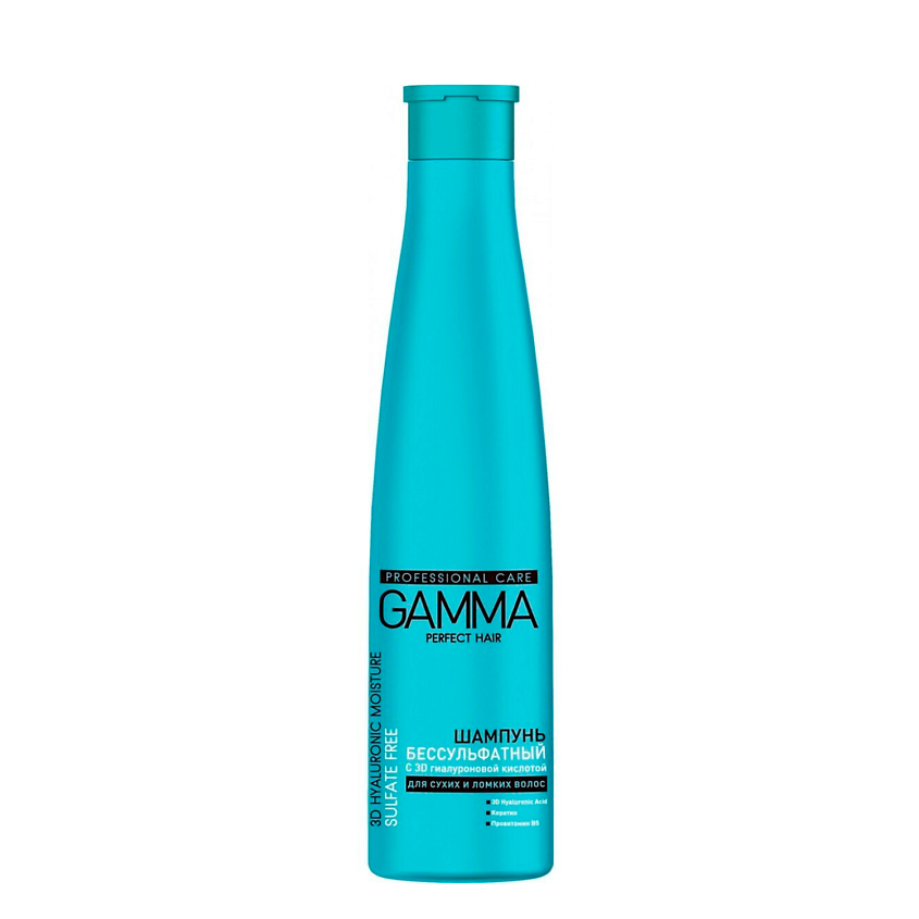 ГАММА Шампунь Perfect Hair Бессульфатный с 3D гиалуроновой кислотой ...